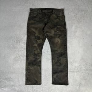 Polo Ralph Lauren Sullivan Slim Camo Denim Jeans - Size: 36x30